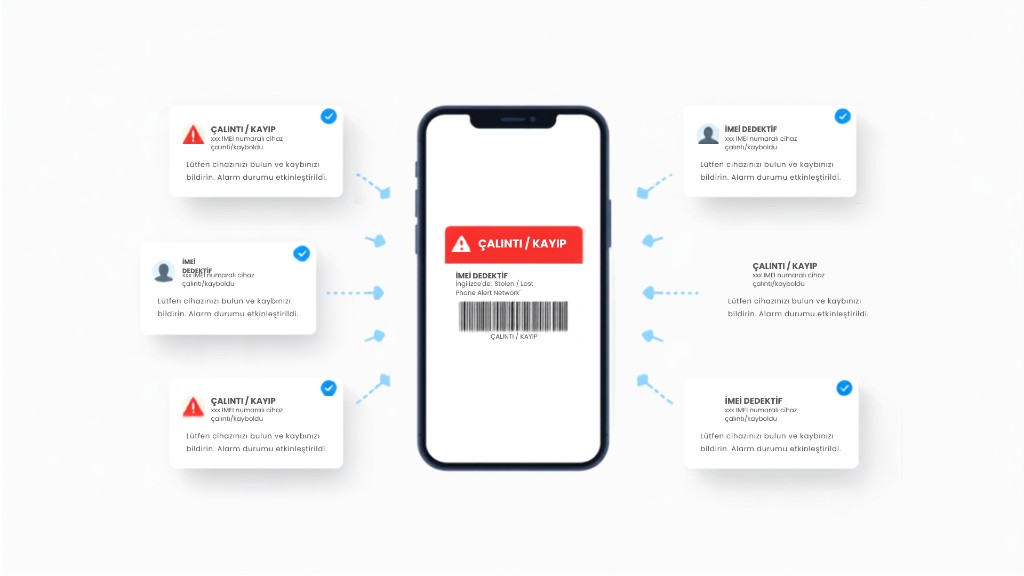 IMEI DEDEKTİF — çalıntı ve kayıp cihaz ağ uyarısı