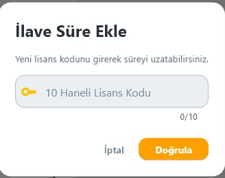 Lisans ve aktivasyon