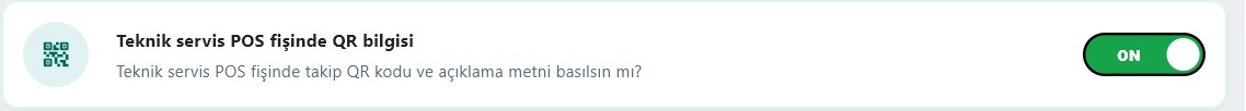 TS QR kapatma